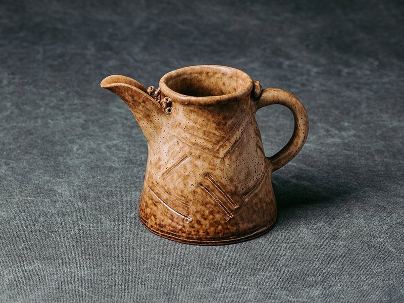 【寶來陶】花印紋茶海-大 - 茶壺/茶杯/茶具 - 陶 