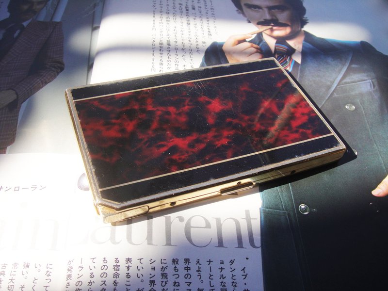 【OLD-TIME】Early second-hand metal cigarette box - Storage - Other Materials 