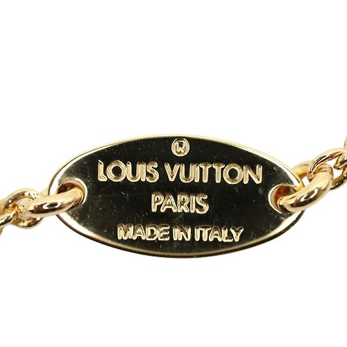 LOUIS VUITTON Essential V Necklace M61083 Gold