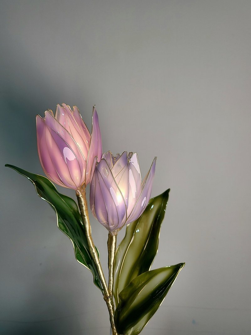 Tulip (April Birth Flower Light) - โคมไฟ - เรซิน 