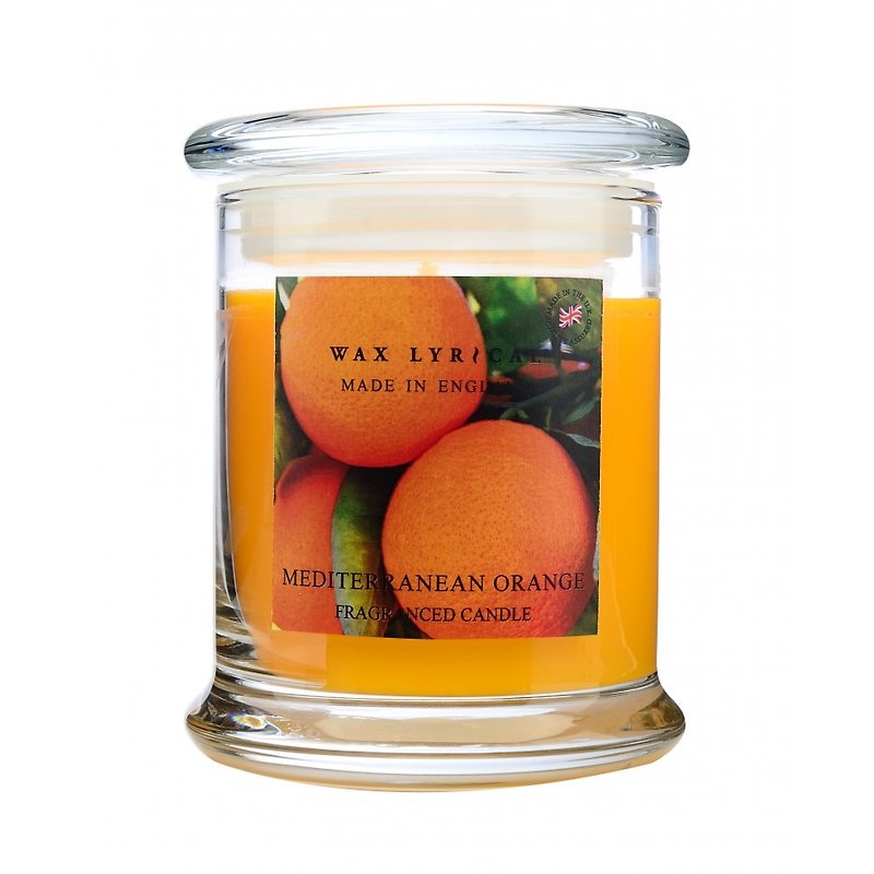 British candles MIE series Mediterranean orange canned candles - Candles & Candle Holders - Glass 