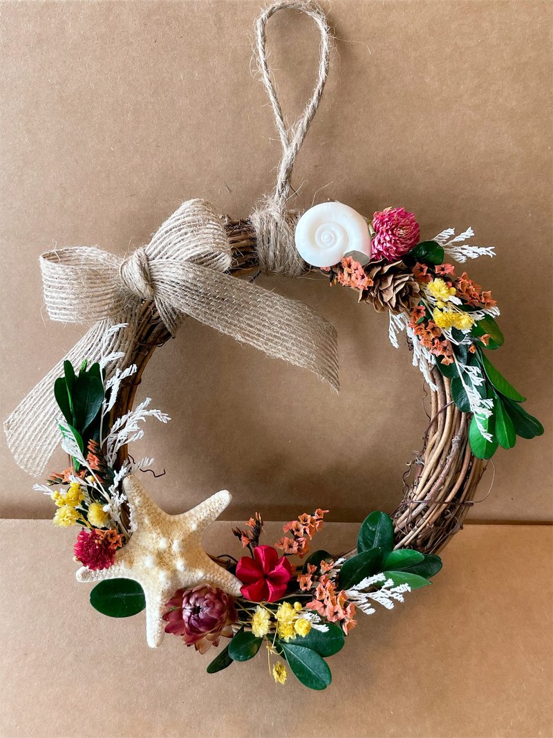 籐の花輪 (SIZE L) - 擺飾/家飾品 - 植物．花 咖啡色