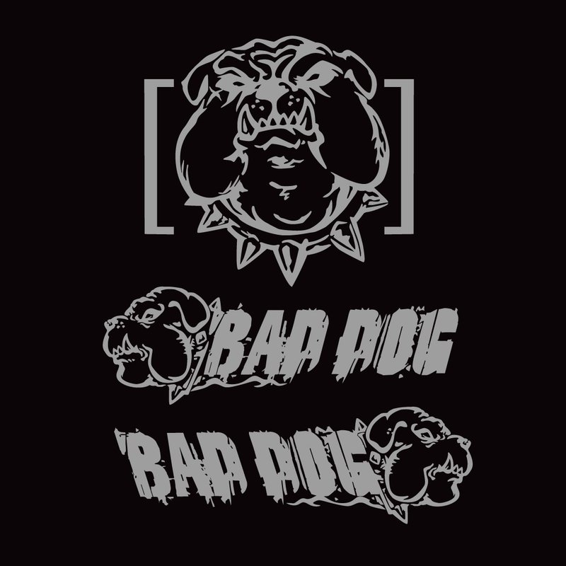 BAD DOG 惡霸犬 防水車貼 反光貼紙 車貼 機車貼紙 防水耐曬 - 貼紙 - 防水材質 