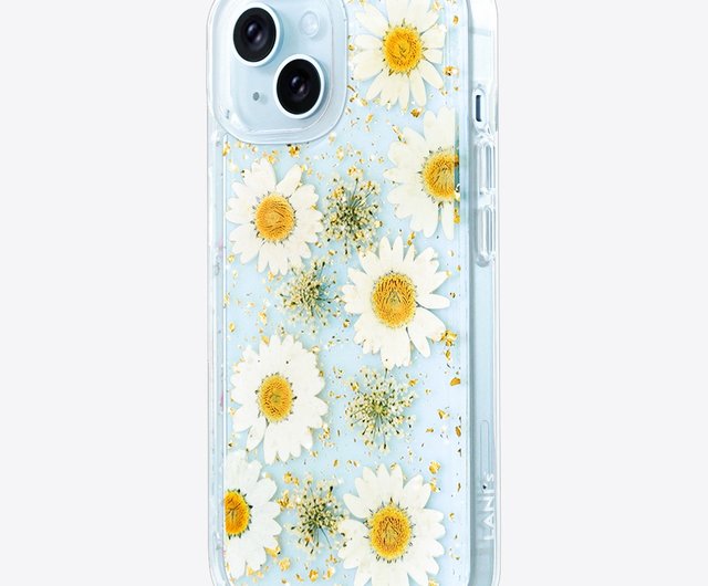 サマーデイジー iPhone 15 14 13 Pro Max プリザーブドフラワー