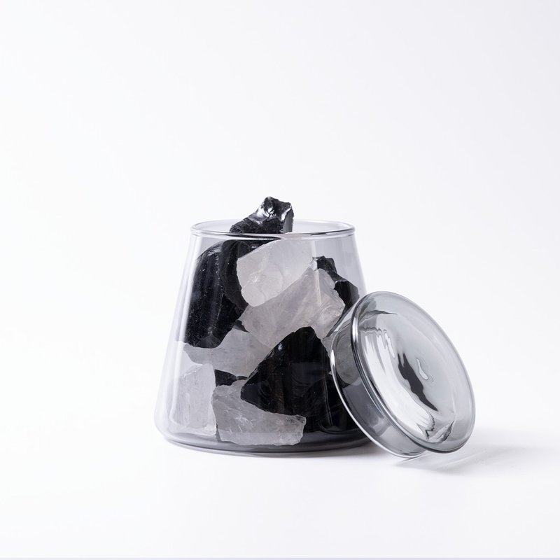 【Montagne】Black and White Crystal | Mount Fuji Crystal Mine Cup - Fragrances - Crystal White