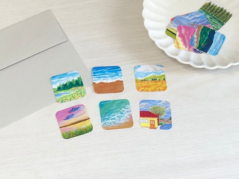 2/ Spring series, bycolaa sticker set (12 pieces) - Stickers - Paper 