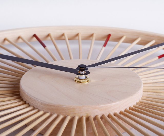 人気No.1/本体 【新品未使用】TEORI WALL CLOCK Bamboo Furniture