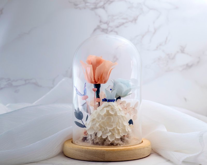 Yes,I do 永生繡球婚紗玻璃花盅 - 擺飾/家飾品 - 植物．花 