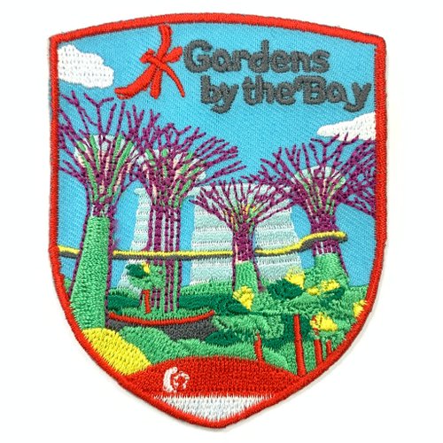 A-ONE 新加坡濱海灣花園 刺繡貼布 電繡貼 背膠補丁 PATCH 刺繡貼章