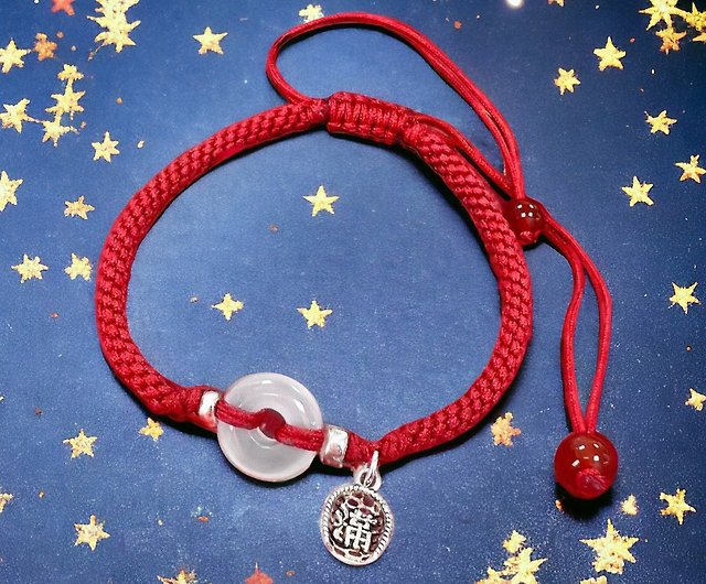 New Year's gift *Safe buckle sterling silver red thread bracelet for good  luck (red string to ward off evil and bring good luck to marriage) for  adults - Shop eevah-jewelry Bracelets 