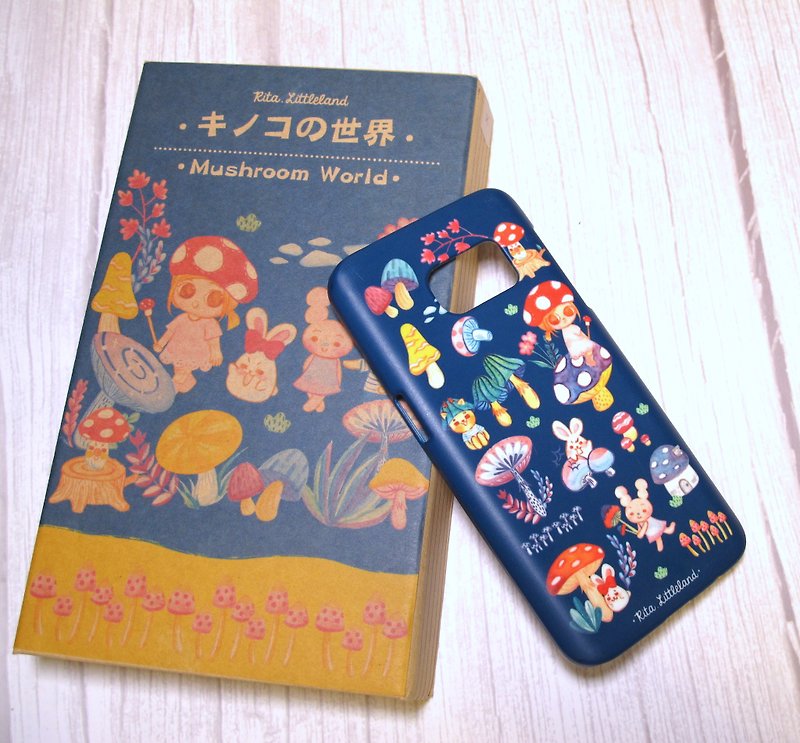 Mushroom World Phone Case (Android) - Phone Cases - Plastic Blue