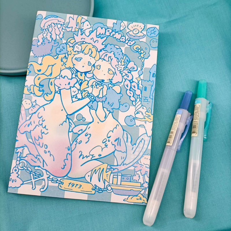 BT080_嗶嗶畫畫空白筆記本B_bbhh.ing blank notebook B - 筆記本/手帳 - 紙 多色