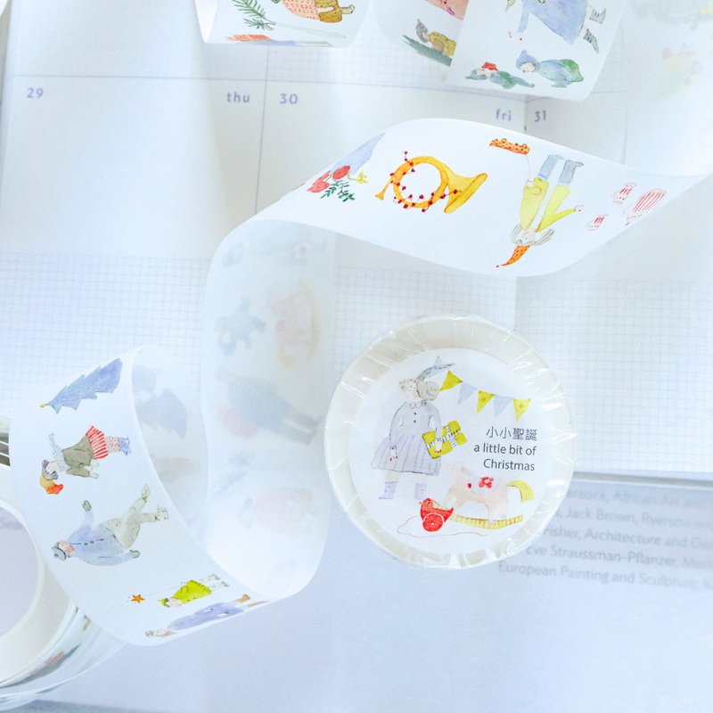 小小聖誕 和紙膠帶 | 3cm x 5m - 貼紙 - 紙 