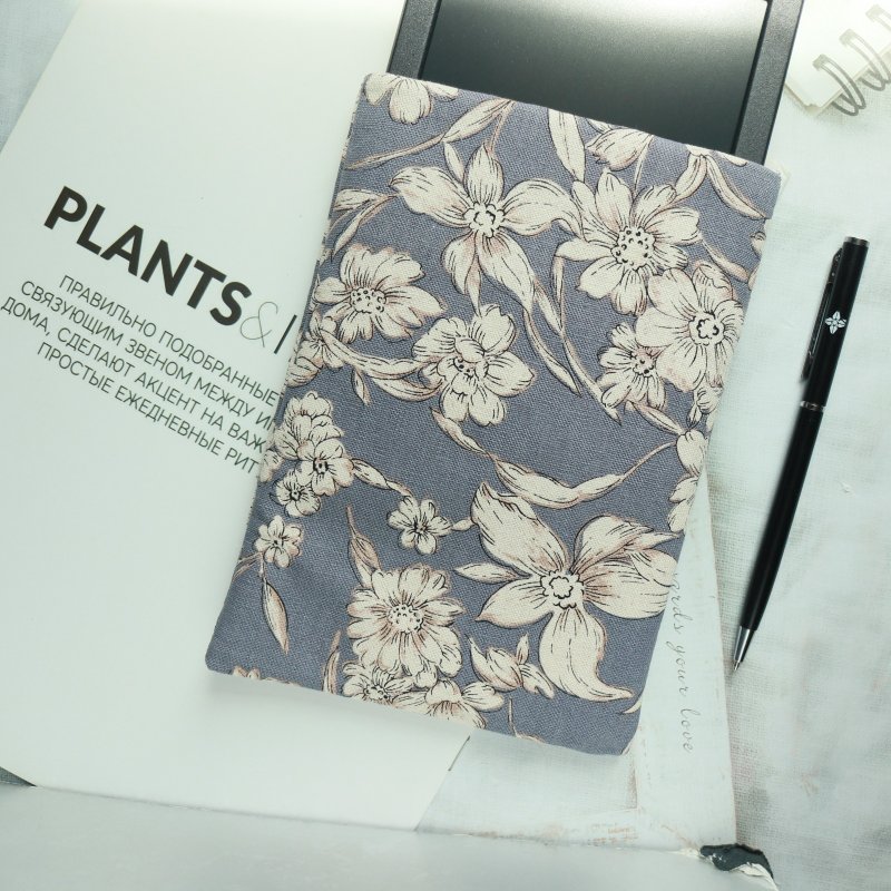 Floral Medley E-reader Case / E-reader Tablet Sleeve / Kobo 6-inch Protective Case / Tablet Protector - Laptop Bags - Cotton & Hemp 