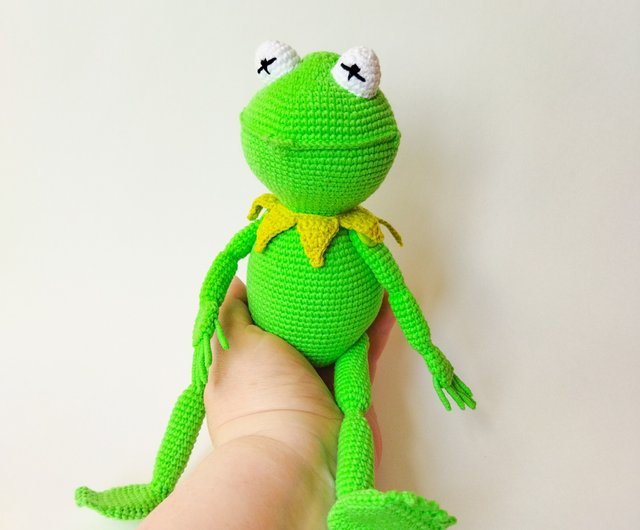 スマート イエローミックス かえるのあみぐるみ 16.スマート かえるの