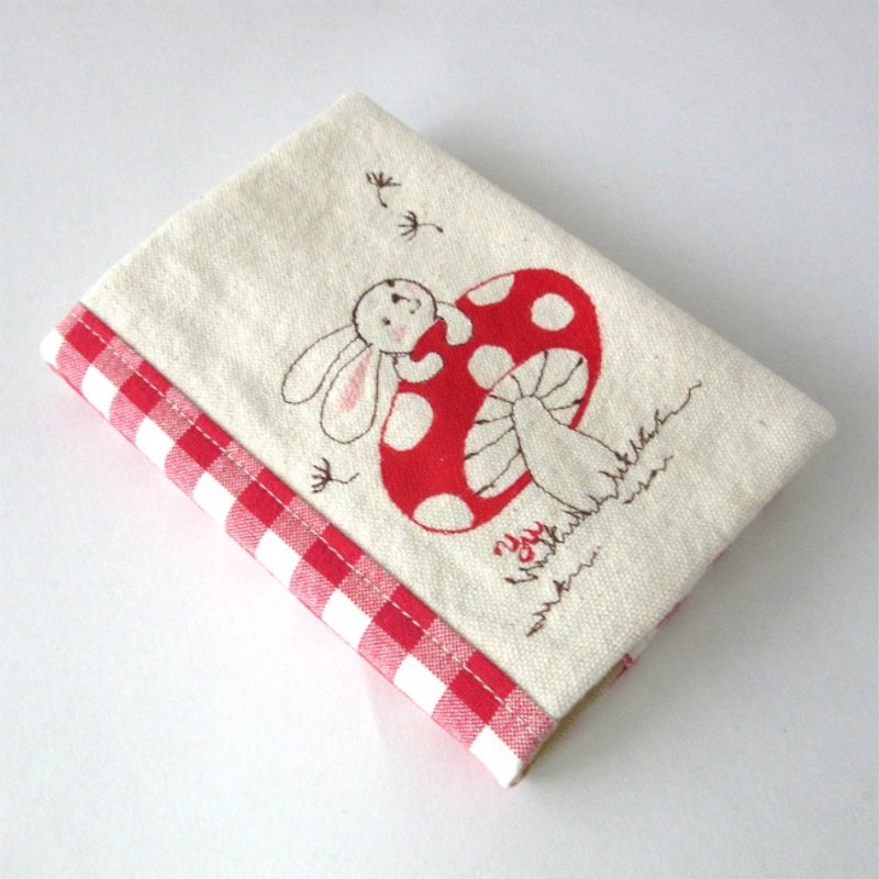 Special Bunny─Blank Note Book Original Price 550 - สมุดบันทึก/สมุดปฏิทิน - ผ้าฝ้าย/ผ้าลินิน สีแดง