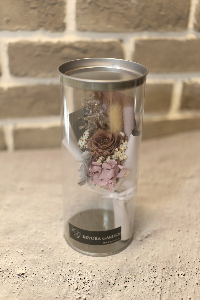 璎珞Manor*I11*Small bouquet of buckets / eternal flower dry flowers / gift bouquet / exchange gifts - Dried Flowers & Bouquets - Plants & Flowers 