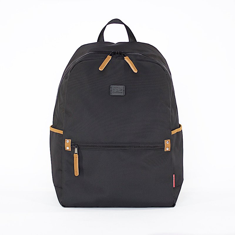 Super Light Oxford Nylon Backpack / Black - กระเป๋าเป้สะพายหลัง - เส้นใยสังเคราะห์ สีดำ