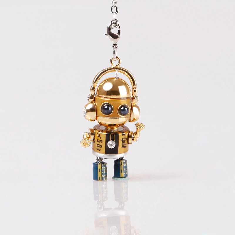Picobaby / handmade robot necklace / personalized jewelry - Necklaces - Other Metals 