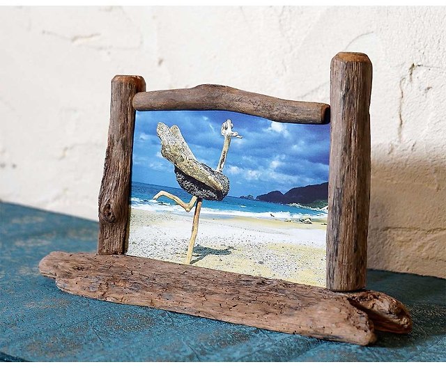 Wooden Frame 6x10 Photo Frame, Rustic Wood Picture Frame, Hanging Photo  Display, Driftwood Wall Art, Rustic Wood Frame 