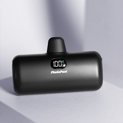 PhotoFast 銀箭 【PD快充】 PhotoFast Lighting Power 口袋電源 5000mAh / 黑色