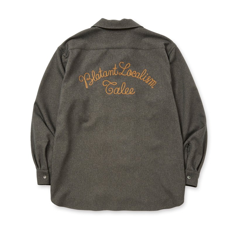 Calee Blatant Localism 機能羊毛混紡鎖鏈繡敞領襯衫(兩色) - 男裝恤衫 - 其他材質 多色