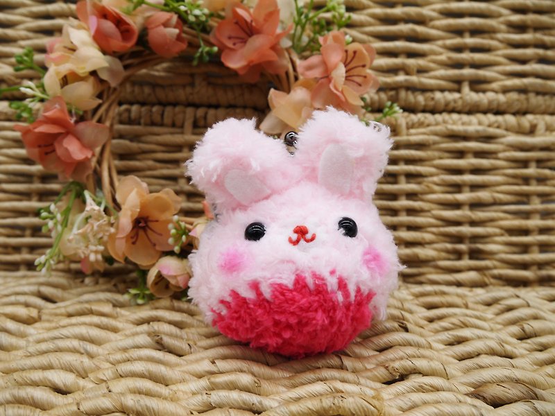 Knitting animal mini purse mouth gold package - Bei than the rabbit - กระเป๋าใส่เหรียญ - เส้นใยสังเคราะห์ 