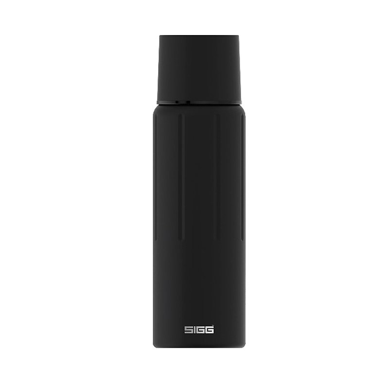 Centennial Swiss SIGG Crystal Stainless Steel Thermos / Vacuum Thermos 1100ml - Obsidian - Vacuum Flasks - Stainless Steel Black