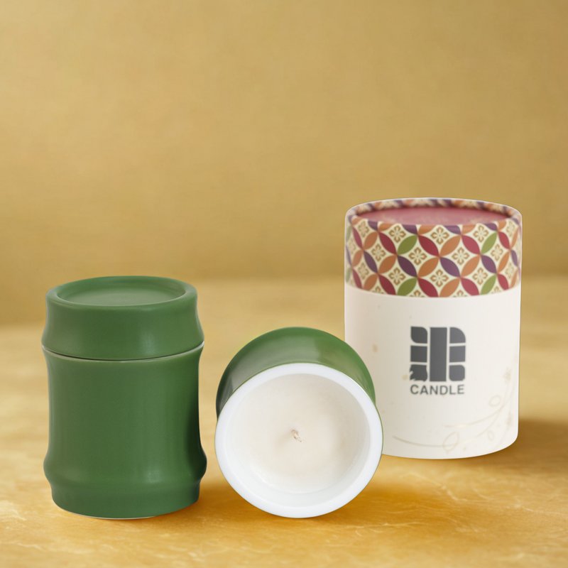 お米 キャンドル お米Candle アロマキャンドル 天然素材 柚子 日本製 ハンドメイド お米ワックス 100% 国産 - 香氛蠟燭/燭台 - 環保材質 黃色