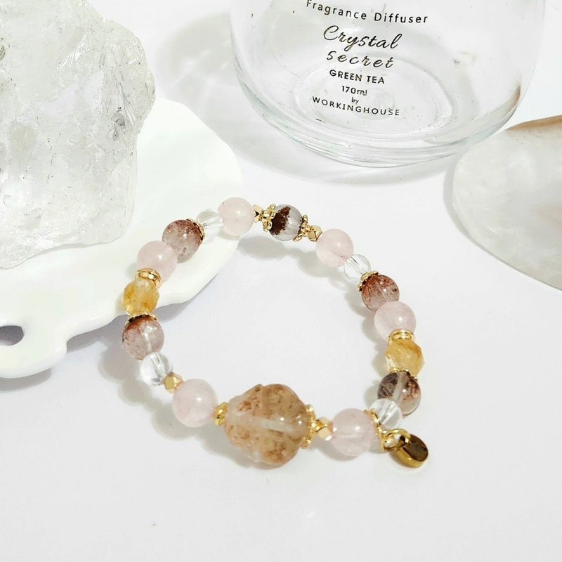 景品三色幽靈龍龜設計手鍊/聚財/招桃花貴人/平衡情緒之水晶 - 手鍊/手環 - 水晶 多色