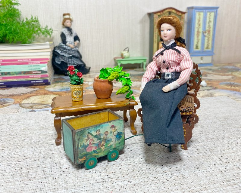 DIGITAL DOWNLOAD FOR PRINT. TUTORIAL.Video tutorial on creating a doll cart.1:12 - 其他數位設計 - 其他材質 