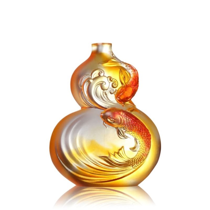 琉璃工房 LIULI 源源共遊 - 擺飾/家飾品 - 玻璃 紅色