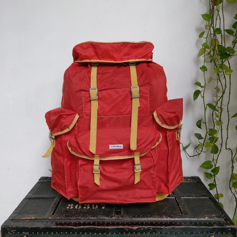 Backpack_R114_outdoor - リュックサック - その他の化学繊維 レッド