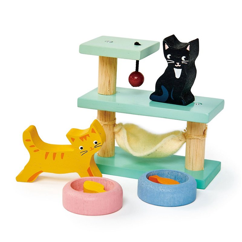 Pet Cats Set - ของเล่นเด็ก - ไม้ 