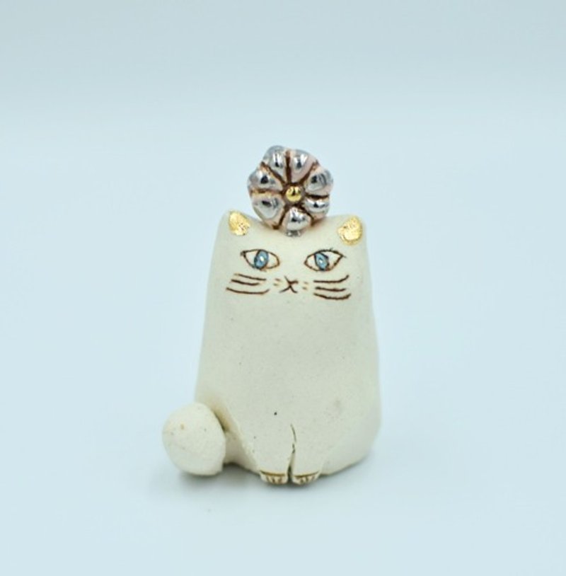 cat　#20241211   p - 擺飾/家飾品 - 陶 