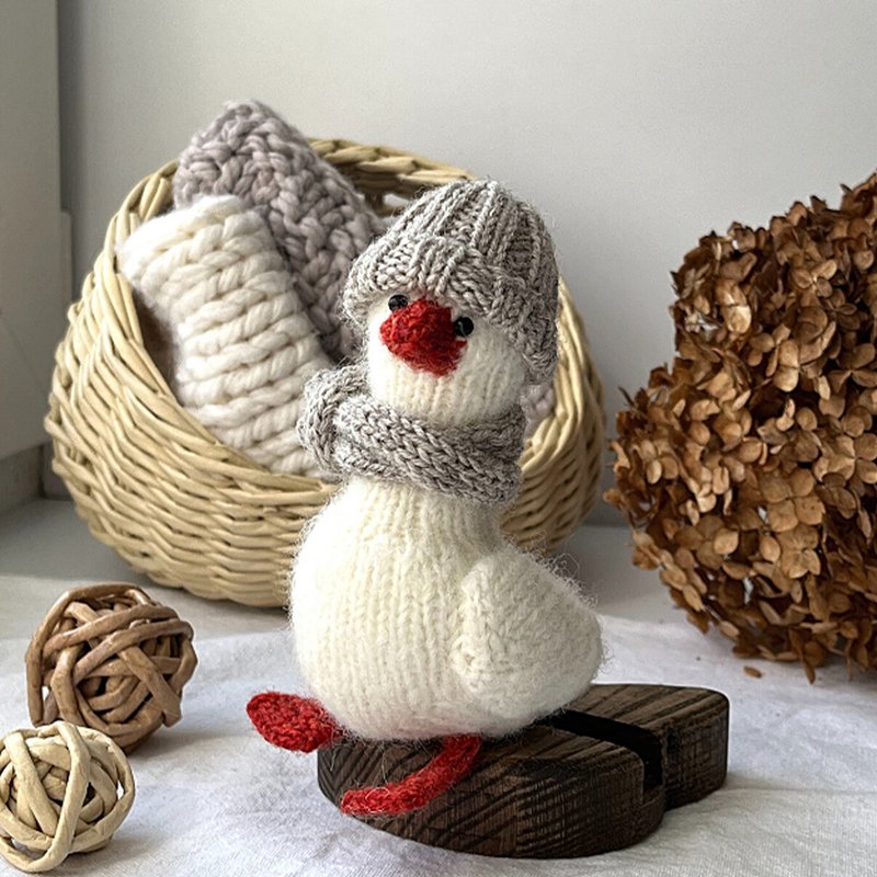 Pattern. Cute duckling knitting pattern. English and Russian PDF. - 手工藝教學/工具書 - 其他材質 