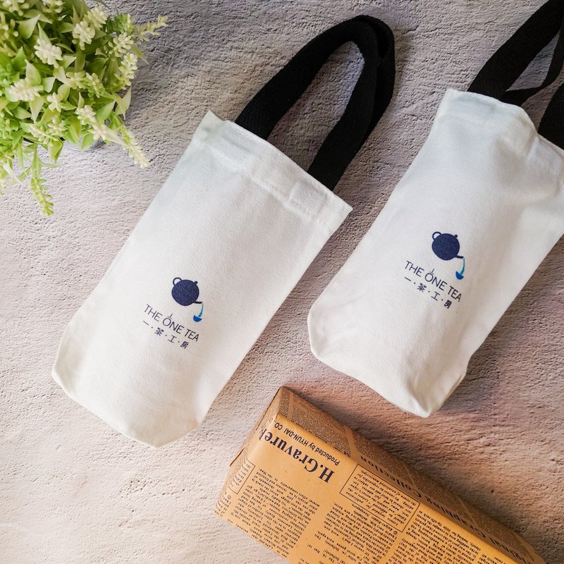 Environmentally friendly beverage bag/canvas material - Beverage Holders & Bags - Cotton & Hemp White