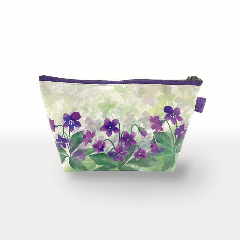 Pouch violet - กระเป๋าเครื่องสำอาง - หนังเทียม หลากหลายสี