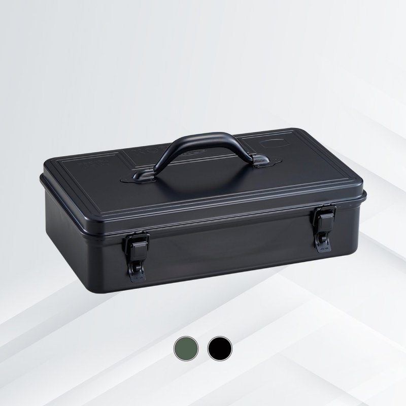 Japan TOYO square handle type steel single-layer storage tool box TB-362-2 colors - ชั้นวาง/ตะกร้า - โลหะ หลากหลายสี