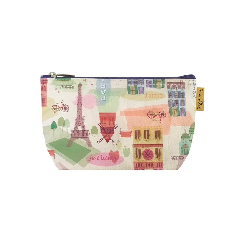 Sunny Bag - Makeup Bag - Paris Impression - กระเป๋าถือ - วัสดุอื่นๆ สีม่วง