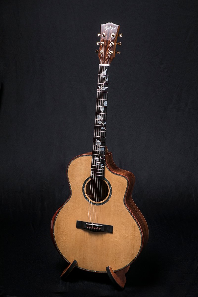 Guitarman custom shop #002 Manually order full single guitar - กีตาร์เครื่องดนตรี - ไม้ 
