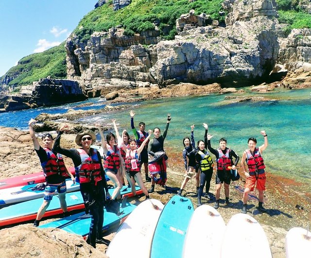 Longdong Bay at Northeast coast of Taiwan (New Taipei City and