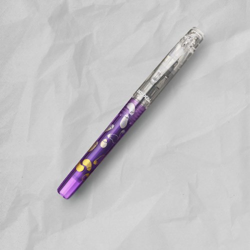 文聚 PLATINUM 白金牌 Preppy 和 近代蒔繪 0.3mm鋼筆 茄子 (原廠正貨)
