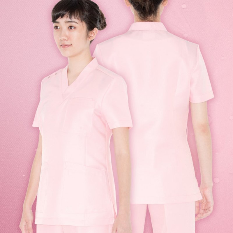 Multi colors Nano anti-bacterial scrub top clinic uniform NW6215 - Women's Tops - Polyester Multicolor