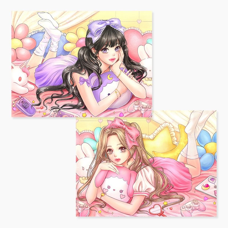 carina, mona Postcard(2 Design) - 卡片/明信片 - 紙 