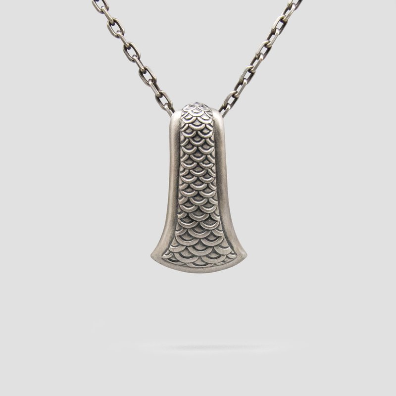 Scale Pendant / DN-10 - 項鍊 - 純銀 銀色