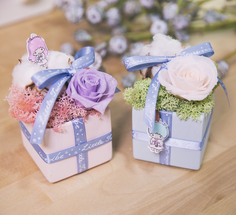 KikiLala禮物盒子 - 裝飾/擺設  - 植物．花 粉紅色