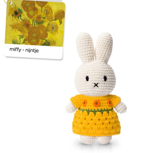 hellolittleshop Miffy 手工製米飛兔【新太陽花裙子】
