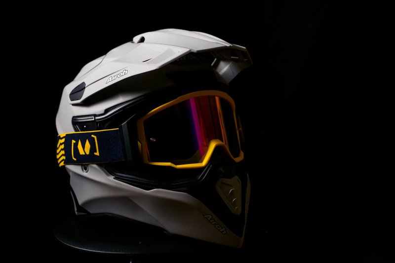 HYPERCORE off-road goggles-amber high-contrast lenses - อุปกรณ์เสริมกีฬา - เส้นใยสังเคราะห์ หลากหลายสี