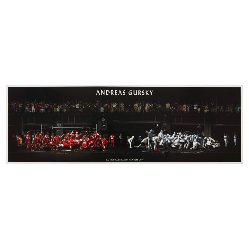 【原版海報】ANDREAS GURSKY: F1 Boxenstopp I - 海報/掛畫/掛布 - 紙 